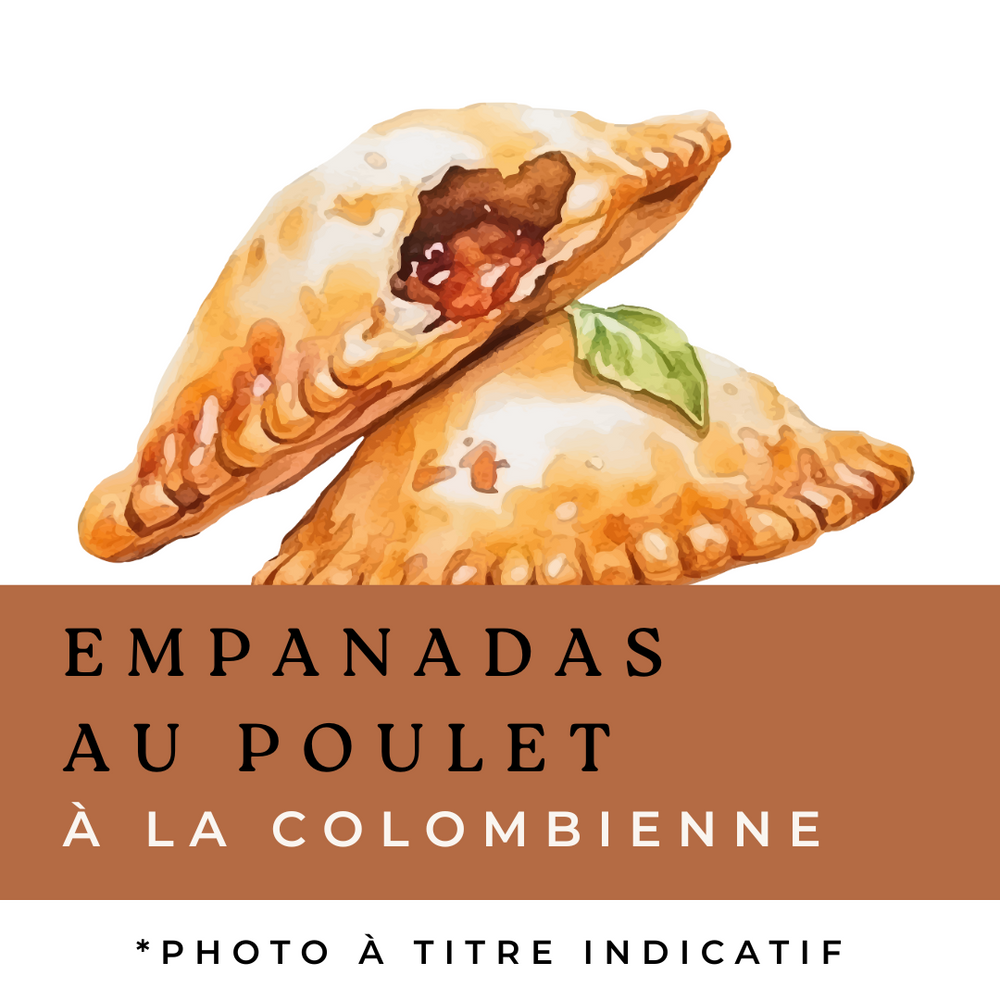 Colombian style chicken empanada