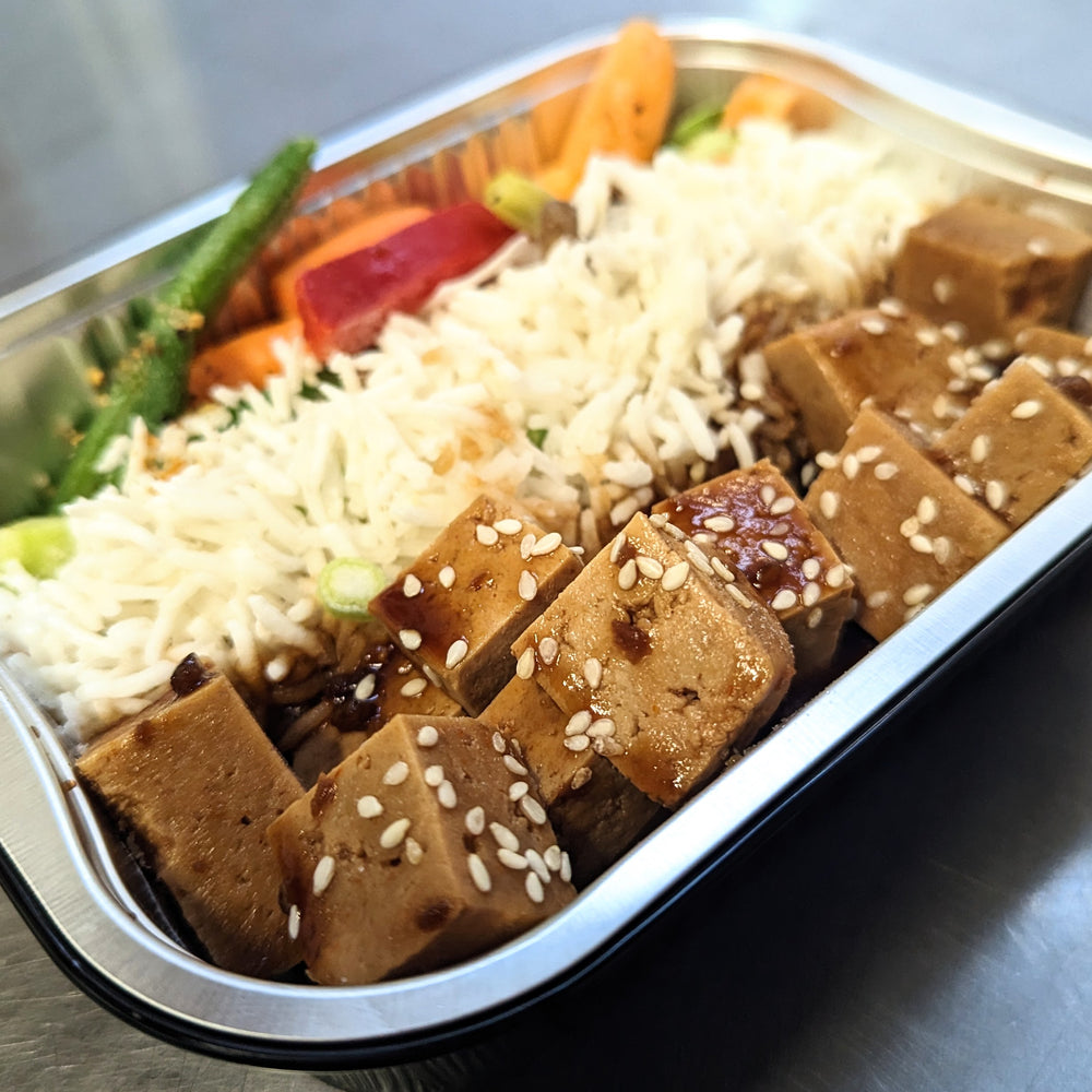 Tofu sauce teriyaki