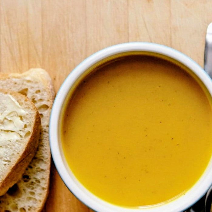 Indian carrot and pumpkin soup