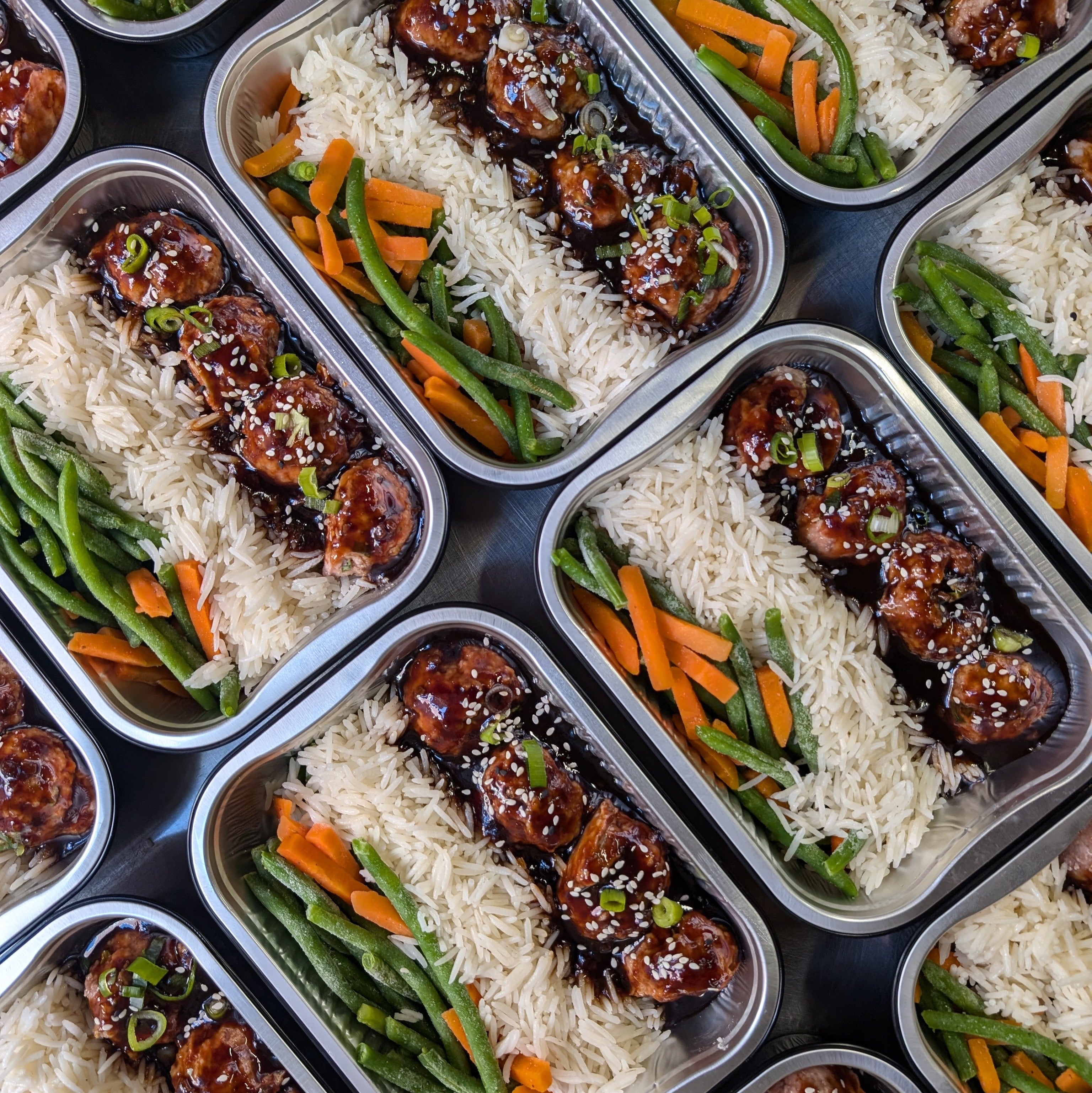 Boulettes sauce teriyaki