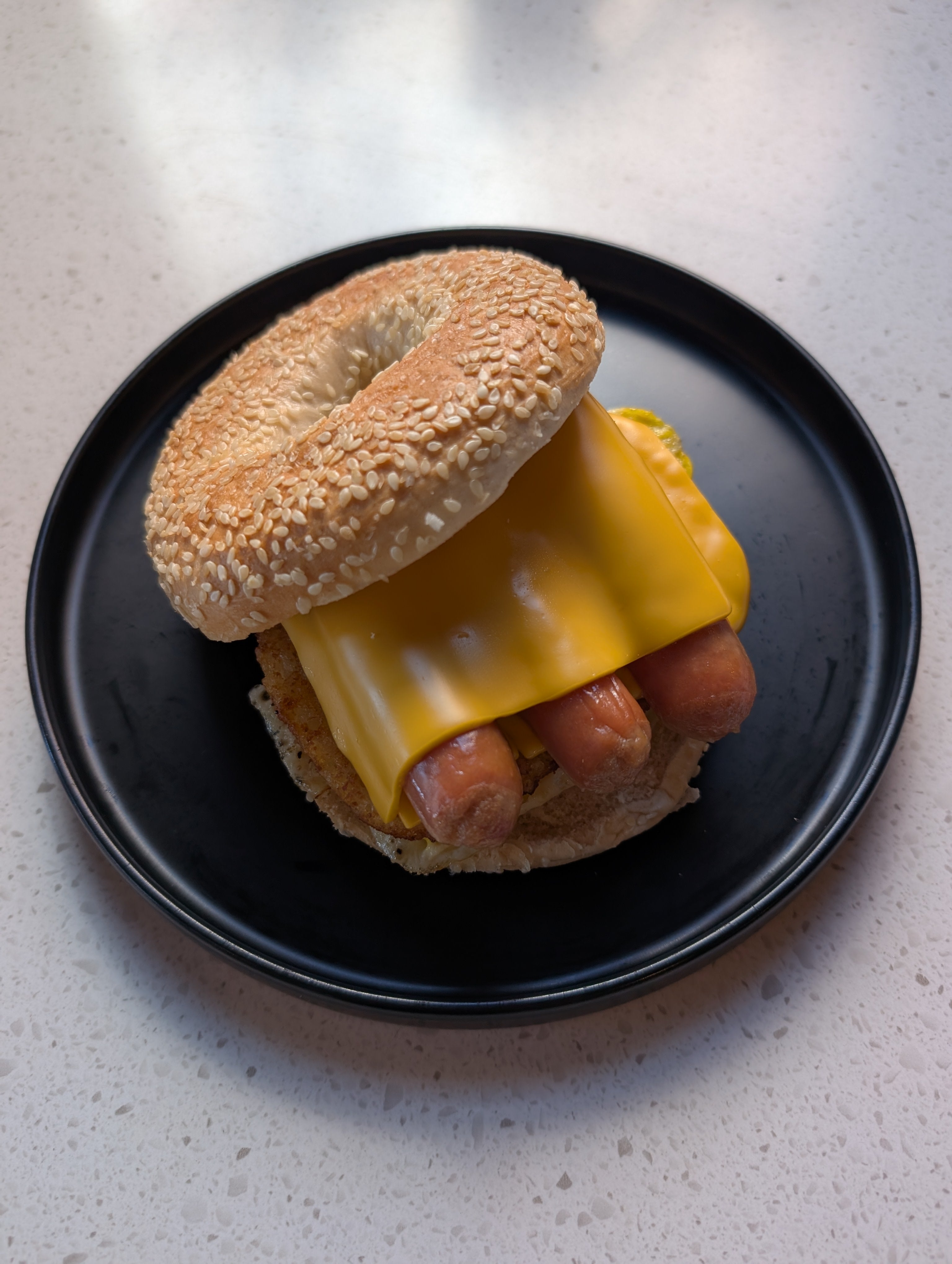Breakfast bagel