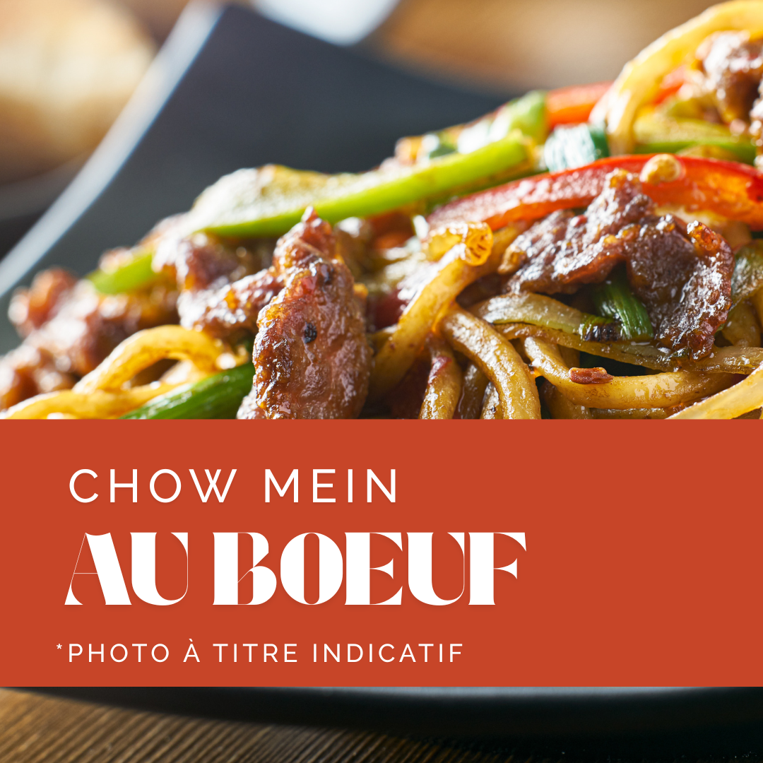 Minced beef and veggies Chow mein