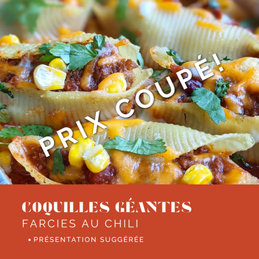 Coquilles géantes farcies au chili