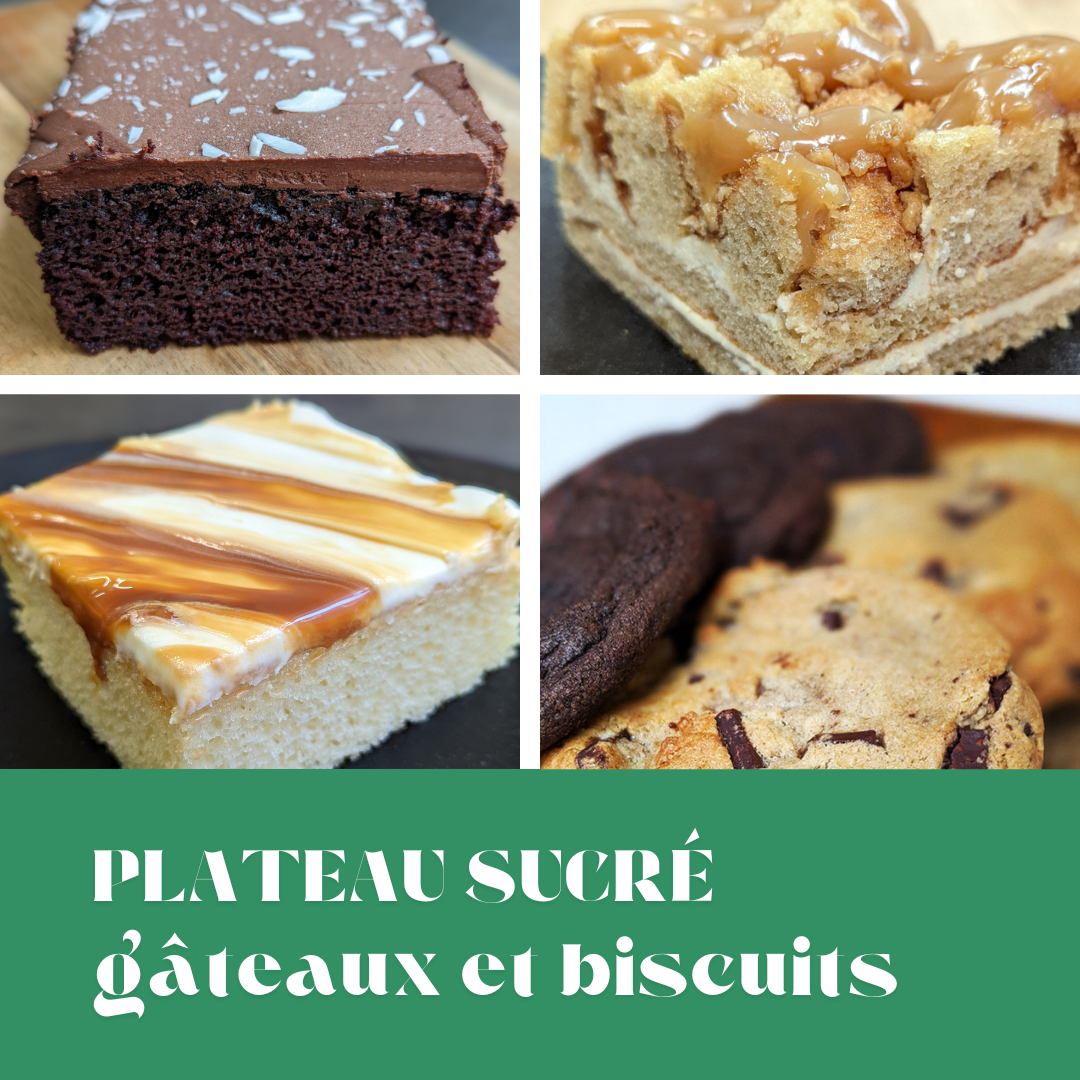 Plateau sucré - gâteaux et biscuits - 40 morceaux