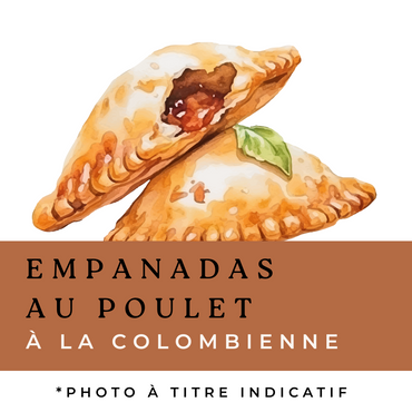 Colombian style chicken empanada