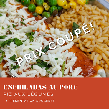 Enchiladas au porc effiloché