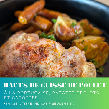 Hauts de cuisse de poulet à la portugaise