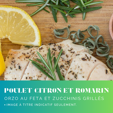 Poulet citron et romarin