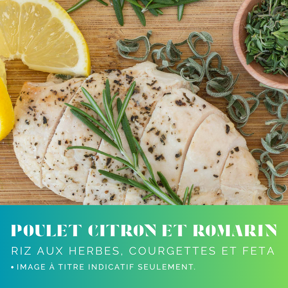 Poulet citron et romarin