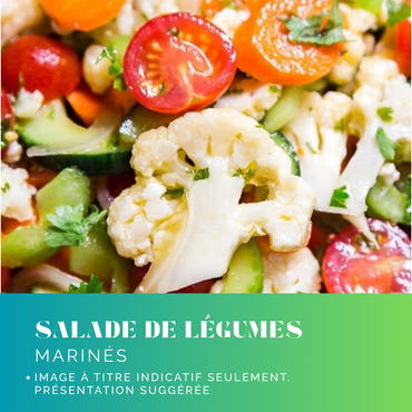 Vegetable fusilli salad