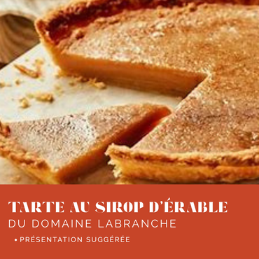 Tarte au sirop d'érable du Domaine Labranche