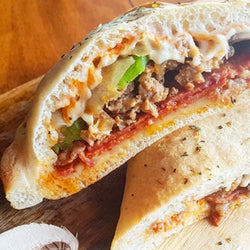 All-dressed calzone