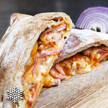 Calzone au poulet buffalo-ranch