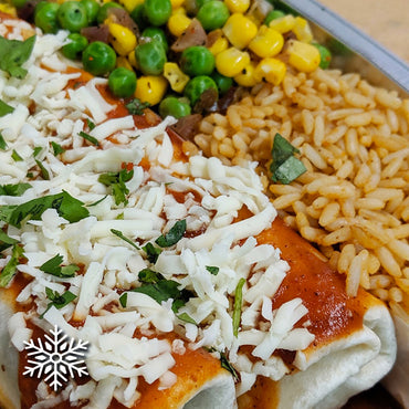 Enchiladas au porc effiloché