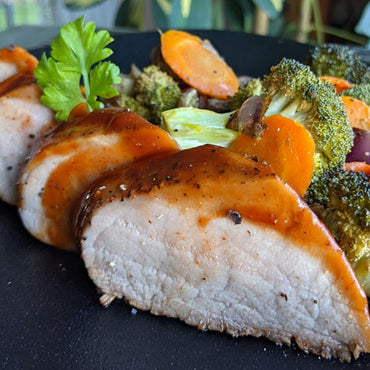 "Ribs" style pork tenderloin