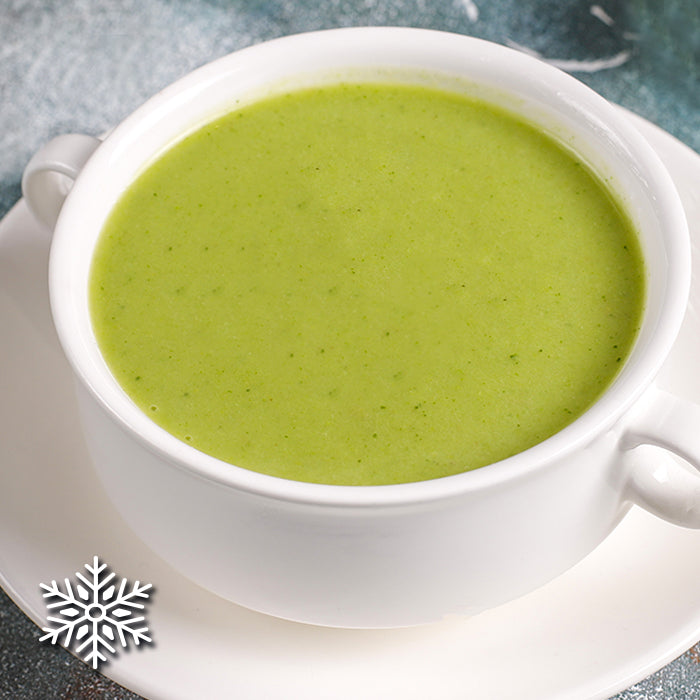 Leek and spinach velouté